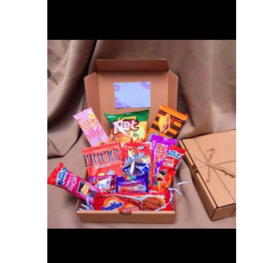

Giftbox surprise Snack paket