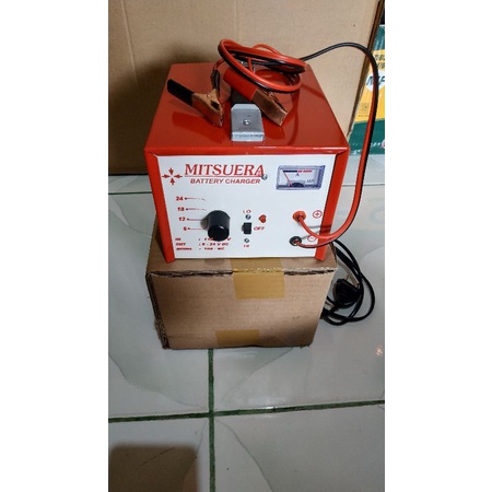 alat cas aki mitsuera 10 ampere (bisa cas 2 aki langsung