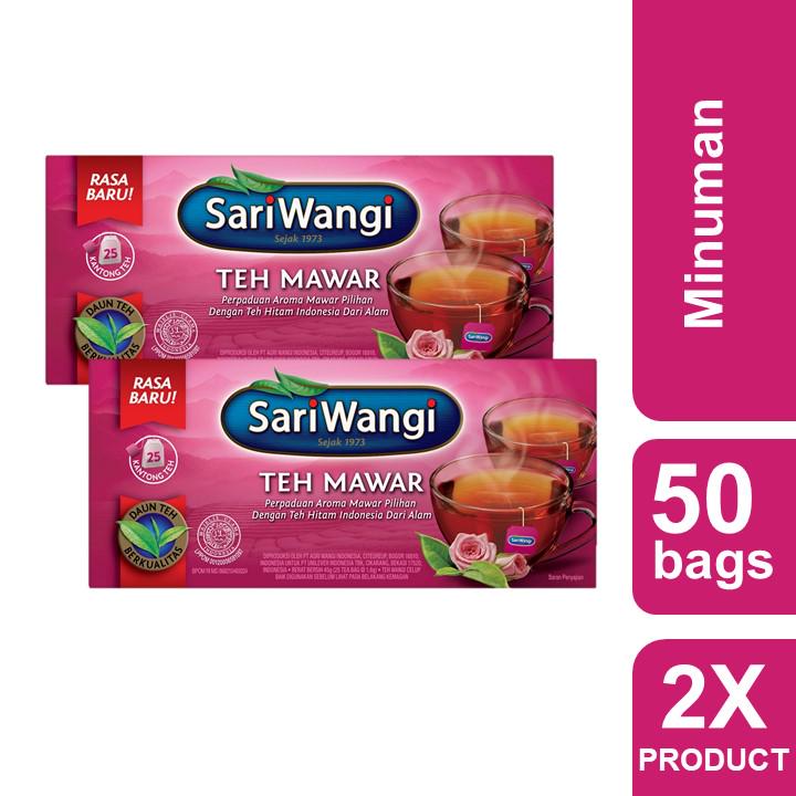 

Sariwangi Teh Mawar Celup Isi 25 Twinpack