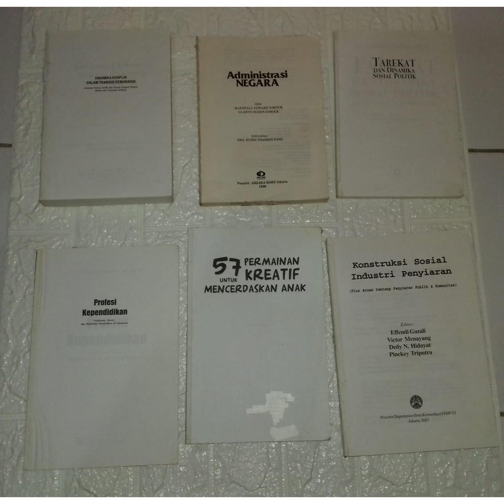 

Buku Kuliah Bekas Tanpa Cover Sampul Original Preloved