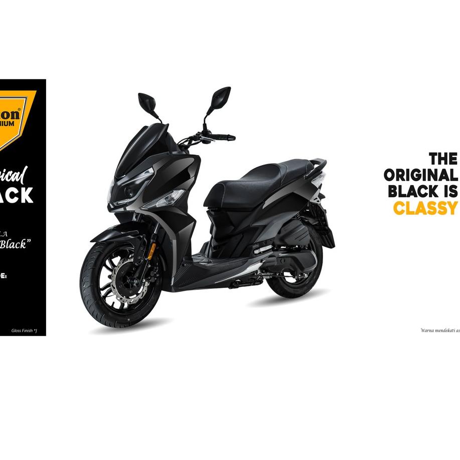 ► Cat Pilox Diton Premium Black Glossy 9109 400cc Warna Hitam Kilap ▲