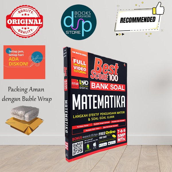 BEST SCORE 100 BANK SOAL MATEMATIKA SMP/MTS 7-8-9
