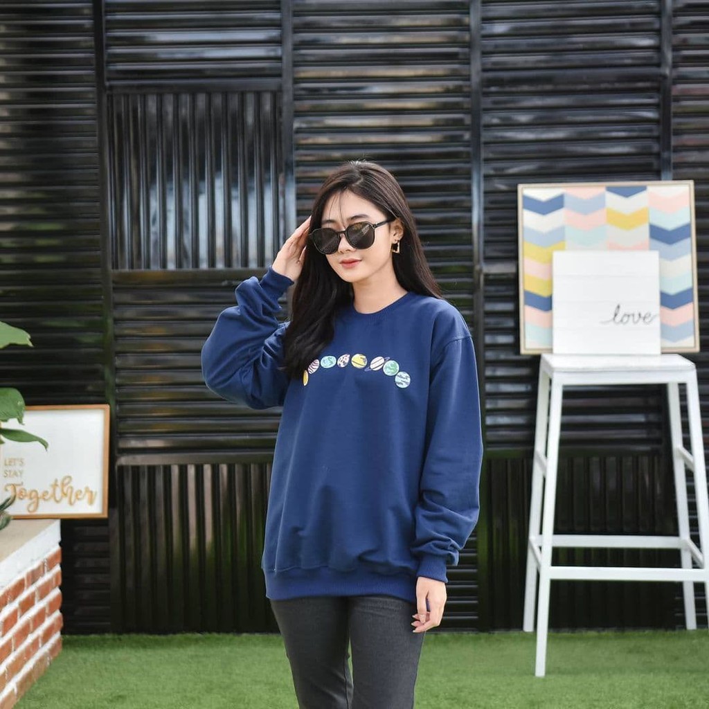 Nara Grosir - Planet Street Sweater  | Fashion Terkini | Sweater Termurah