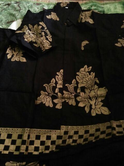 Maura Couple - Sania Ruffle Batik Couple Ori Ndoro Jowi Dnt Sarimbit Kebaya Couple Brukat Prada 2509