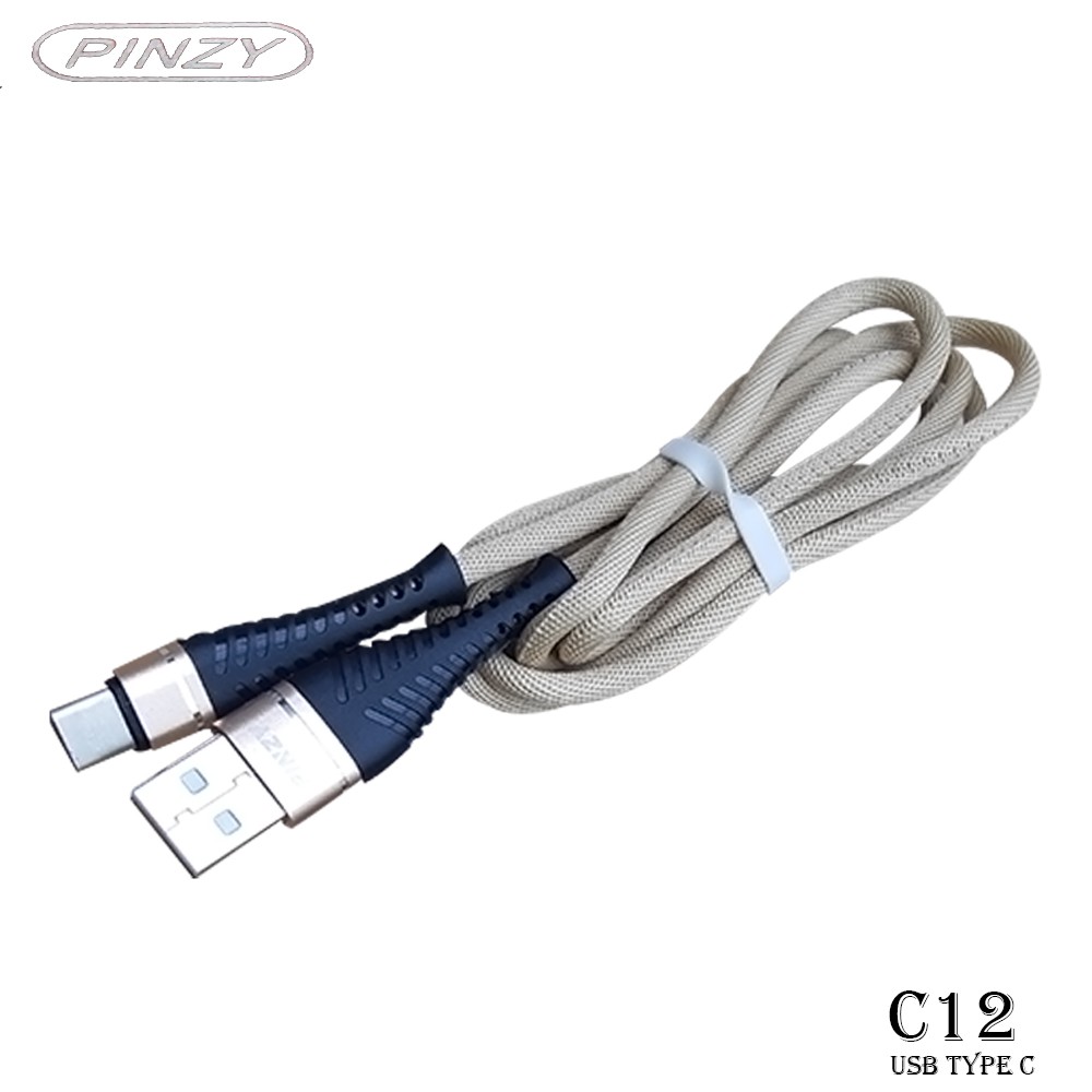 Kabel Data - Kabel Charger MERMAID PINZY C12 USB Type C Quick Charge