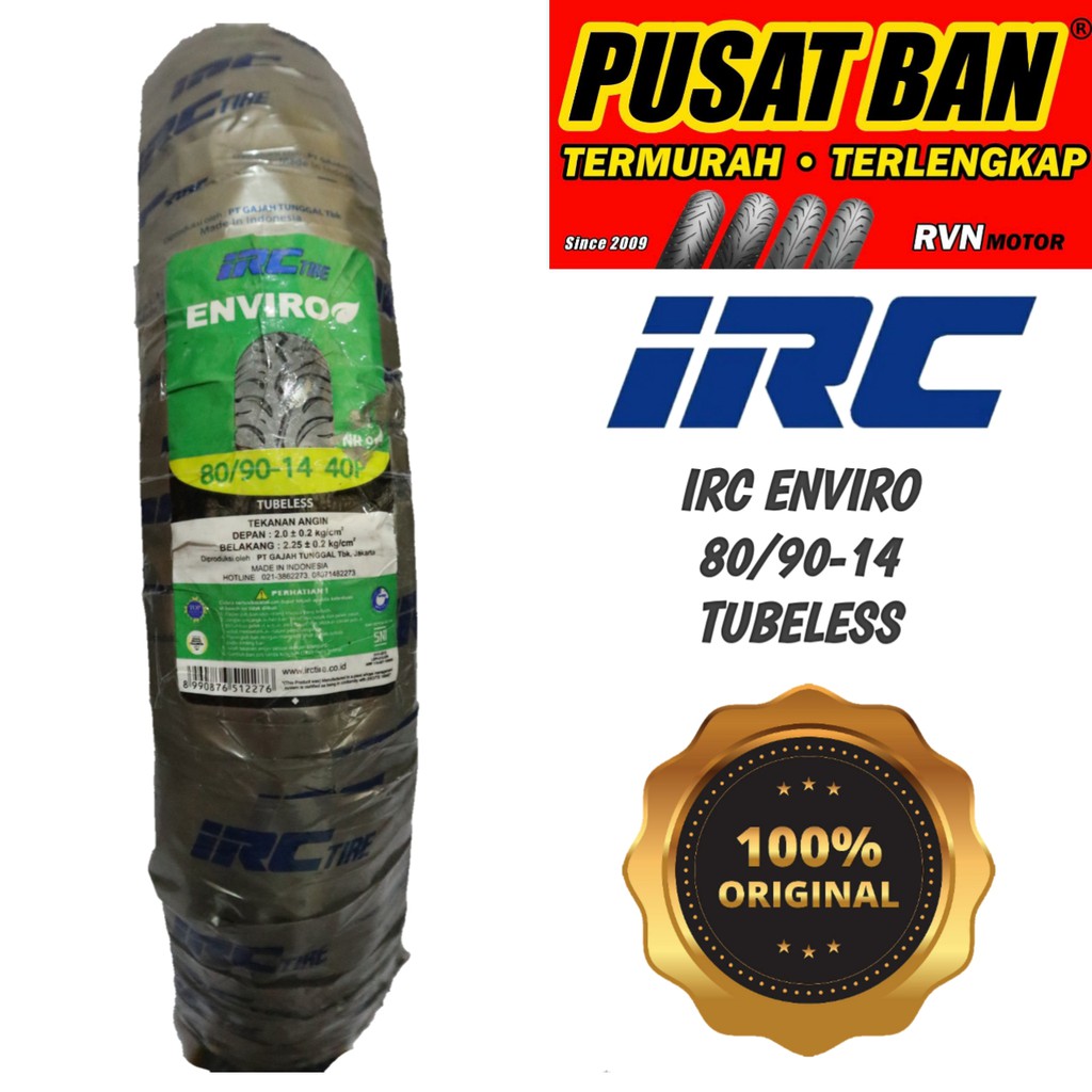 IRC ENVIRO 80/90-14 TUBELESS