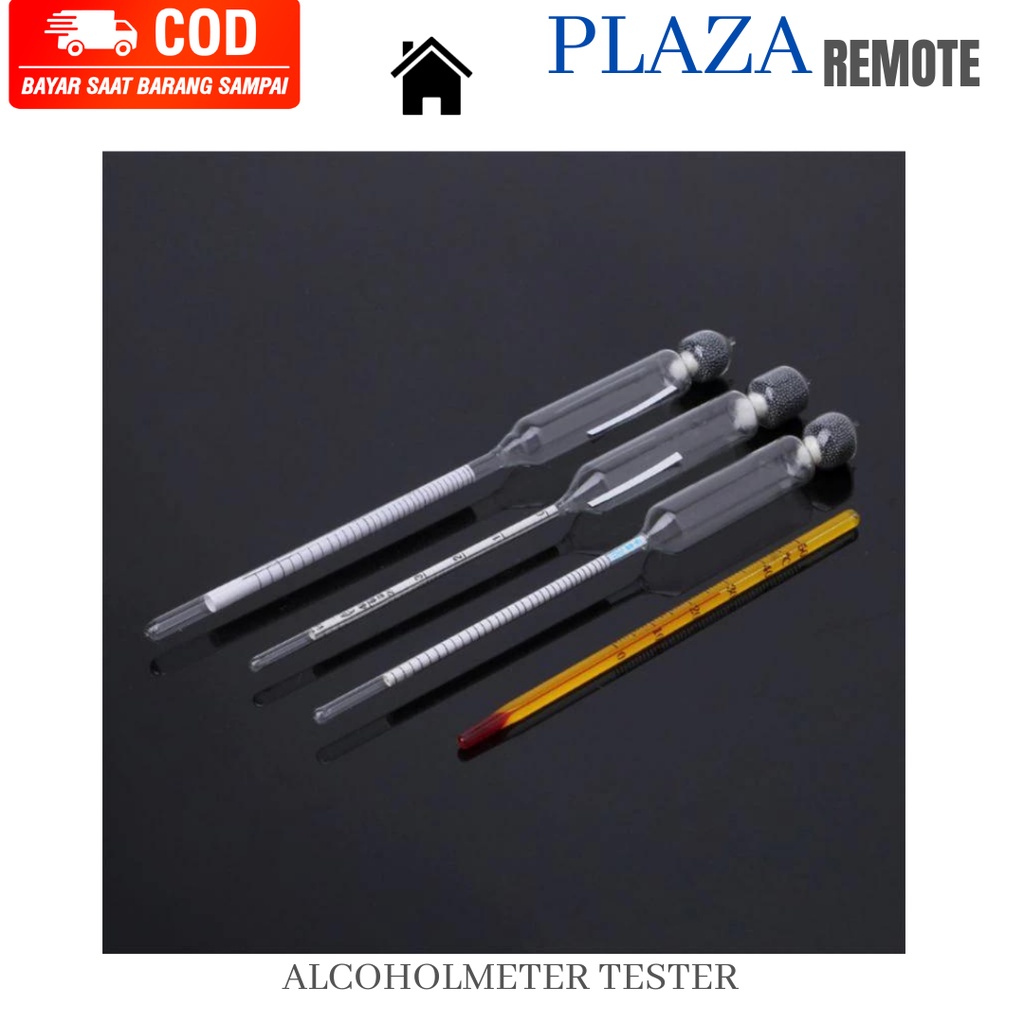 Hydrometer AlKohol meter Tester  Concentration Meter ISI 4 PC