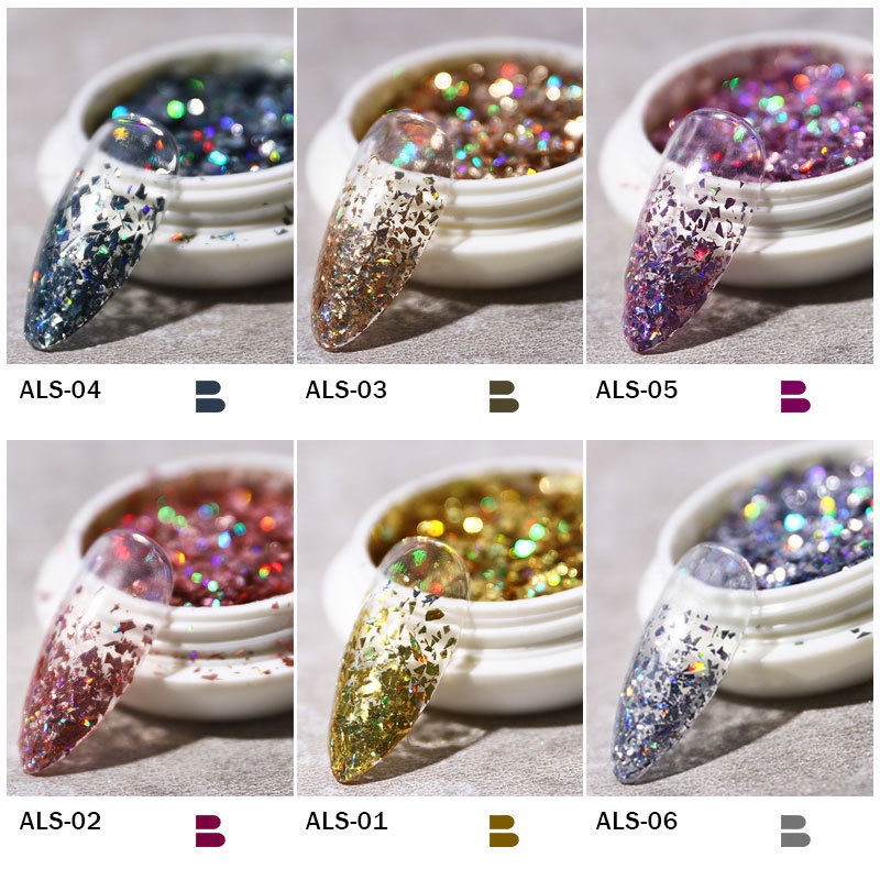 Nail Art Star Fragment Nail Accesories Hiasan Kuku Gold Metal SIlver Rose Gold Nail Charm / Aksesoris kuku Nail Whell Nail Charm / hiasan dekorasi kuku / Nail Art Manicure Pedicure