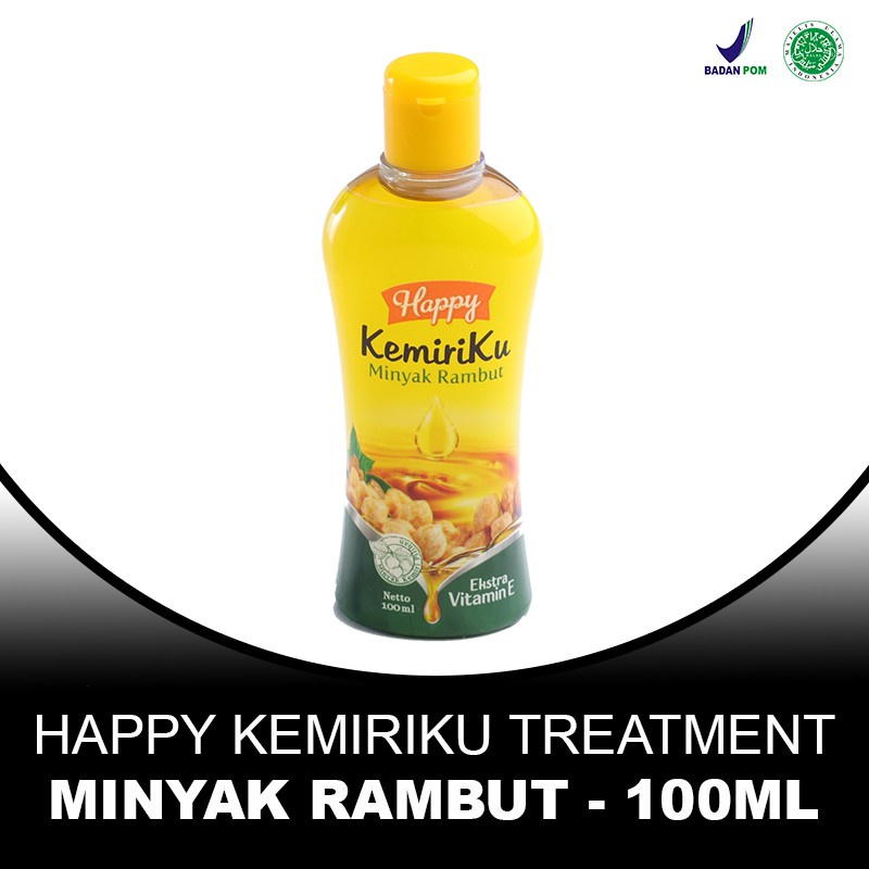 MINYAK KEMIRIKU 100ml GIRLSNEED77 ORIIGNAL BPOM HALAL MUI Minyak Rambut Happy Kemiri Ku Minyak Kemiri