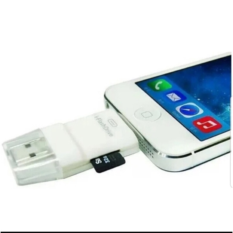 I-FLASH DEVICE HD SD CARD READER OTG IPHONE STORAGE