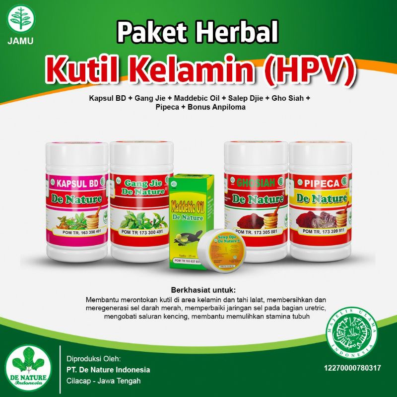 Obat Virus HPV Herbal Denature