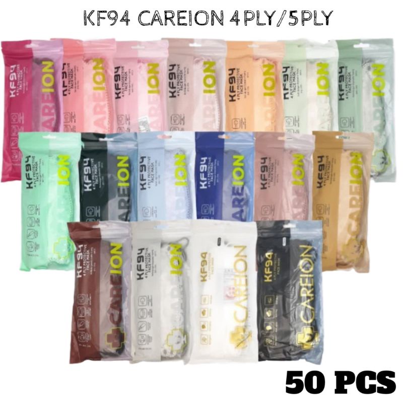 Masker Kf94 isi 50pcs 4ply High Quality Bahan Nyaman dan Lembut Semarang-2