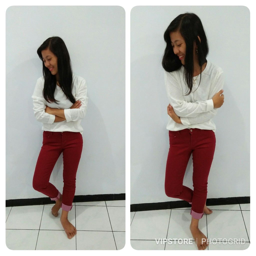 (KOTOR) Kaos DETAILS Polos Lengan Panjang