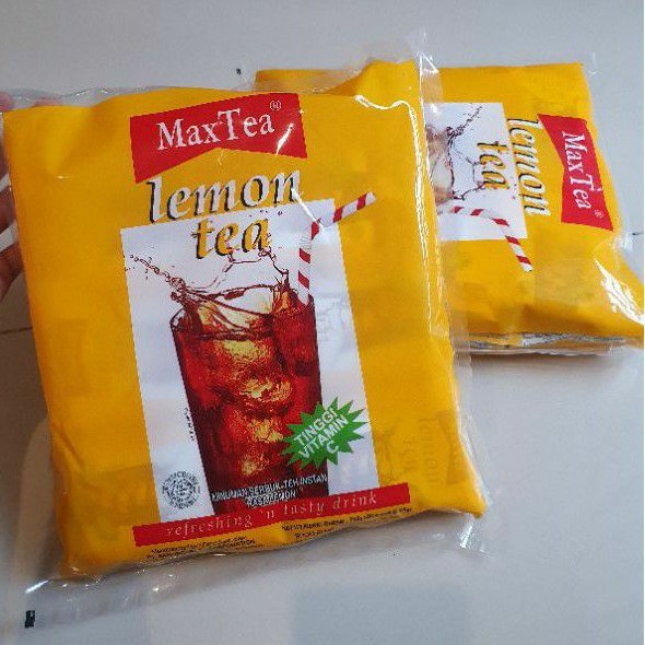 

Max tea lemon tea per pak isi 30 bgks murah