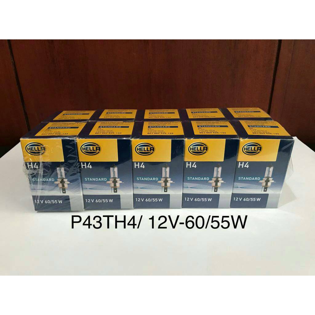 Halogen Bulb/ Lampu Bohlam Halogen Hella H4