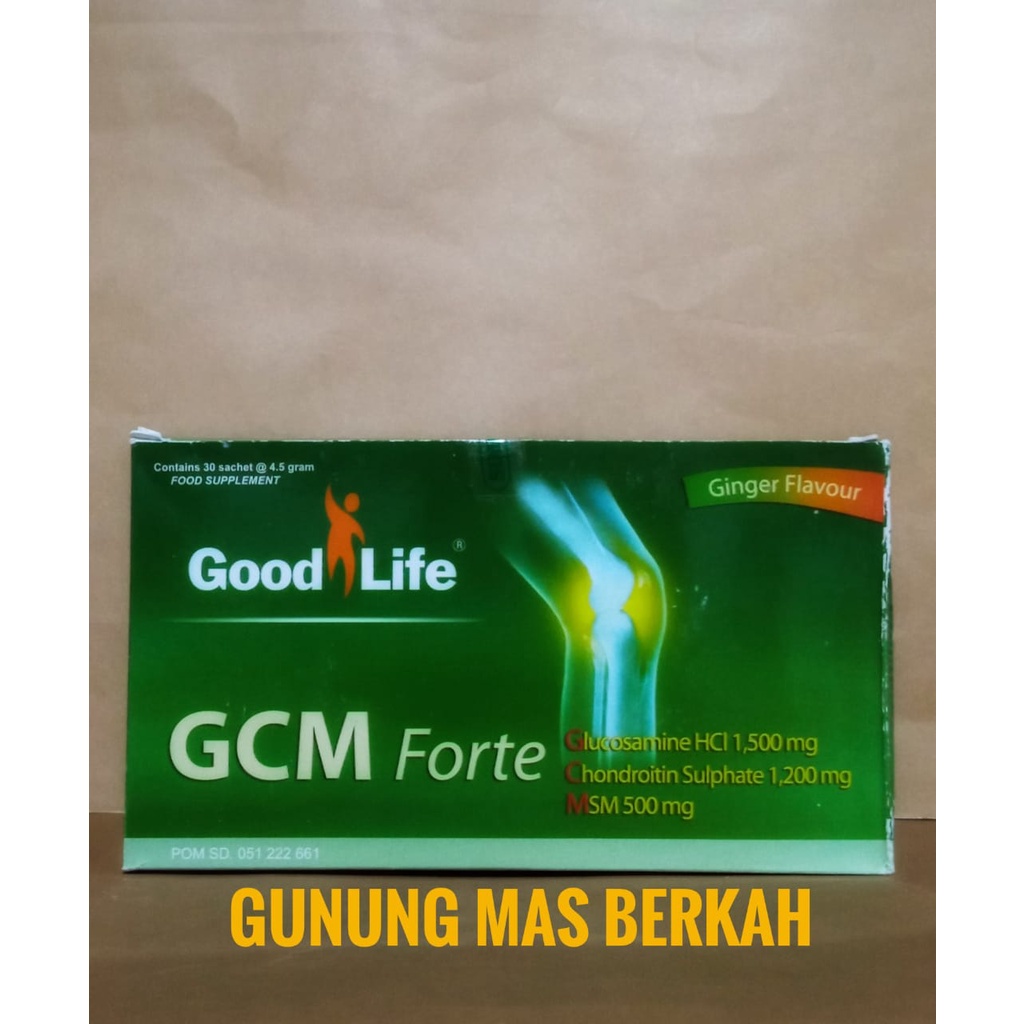 GCM FORTE SACHET Gcm Forte Sachet gcm forte sachet - Memelihara kesehatan sendi (Per Sachet)