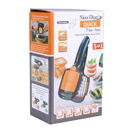 BAHAN TEBAL , Nicer Dicer QUICK 5 in 1 pemotong serba guna