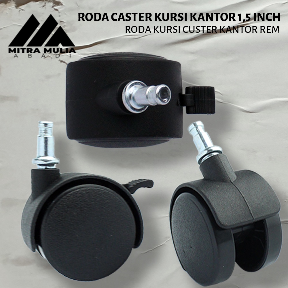 Jual Roda Caster Kursi Kantor 1 5 Inch I Kastor I Kursi I Rak I Etalase