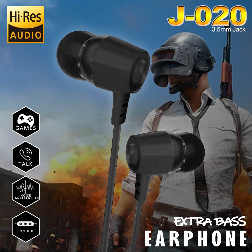 Asman Official - Headset Earphone Gaming In- Ear Extra Bass Universal