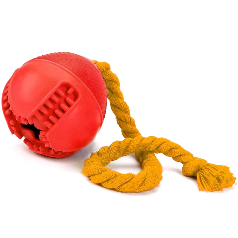 tough toys ball rope