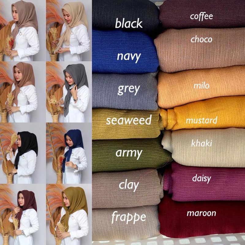 HIJAB CORNSKIN / SEGIEMPAT CORNSKIN