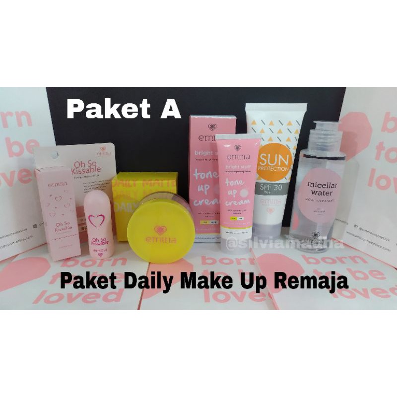 Emina paket make up remaja simple murah free gift TERBATAS