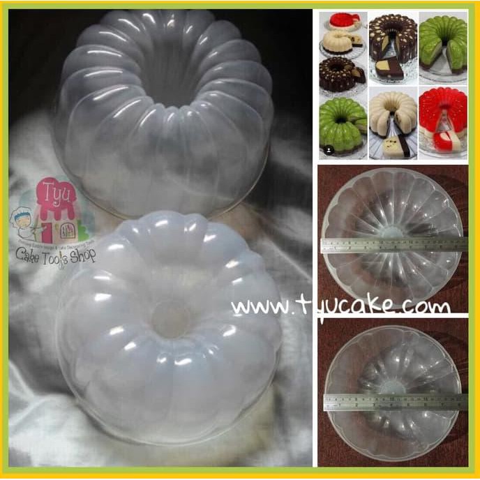 Best Seller 24CM&20CM-Cetakan Puding POLKADOT Plastik //