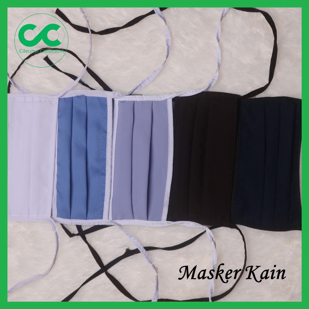 ✅ Masker Kain Katun Tebal Oxford Termurah / Masker Tali / Masker Hijab Tali / Masker KPOP Korea