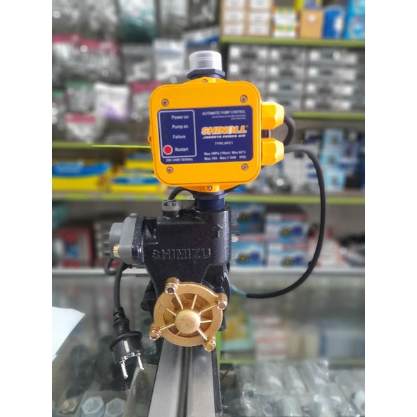 Pompa air pendorong otomatis shimizu booster pump shimizu otomatis pressure control
