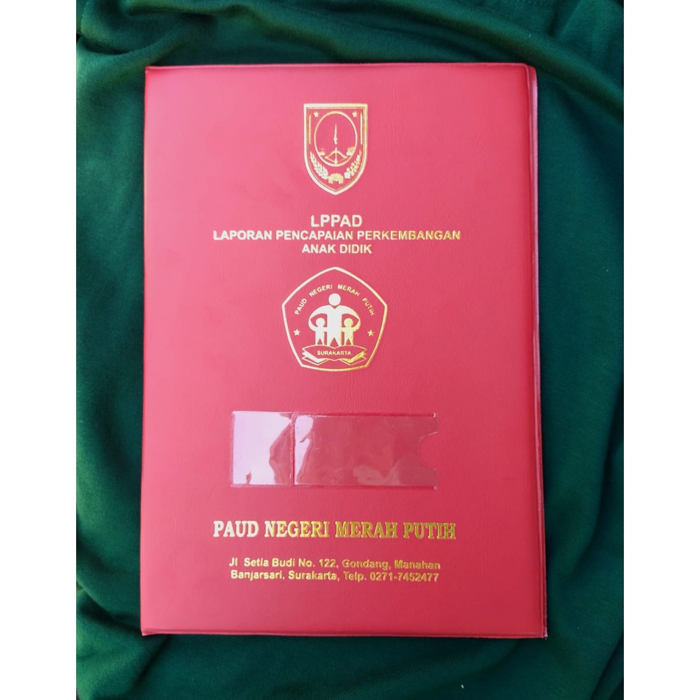 Map raport, Map K13 Foil Embos Hotprint SD/SMP/SMA/UNIVERSITAS