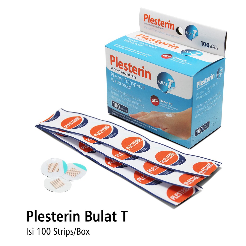 Onemed Plesterin Bulat T Transparan box isi 200pcs OJ