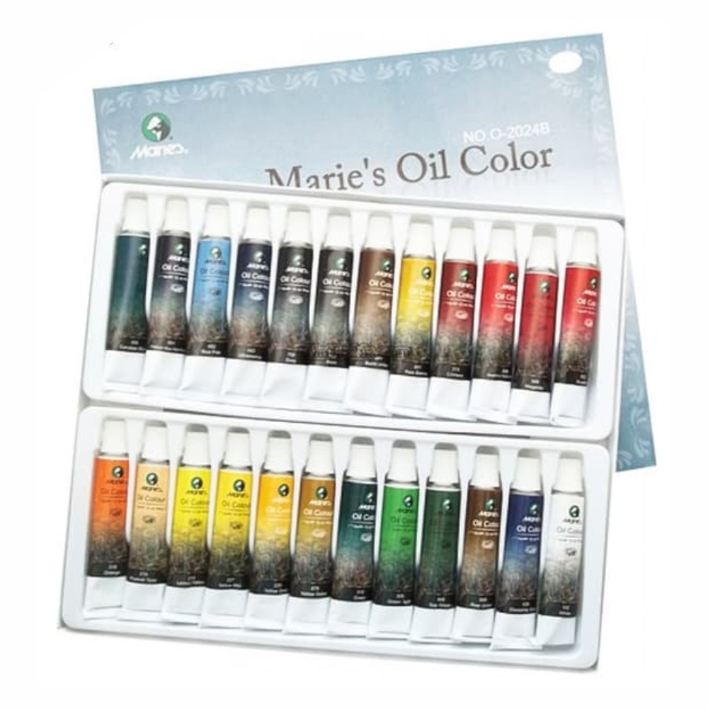 

MARIES OIL COLOUR Q-2024 12ML 24 WARNA