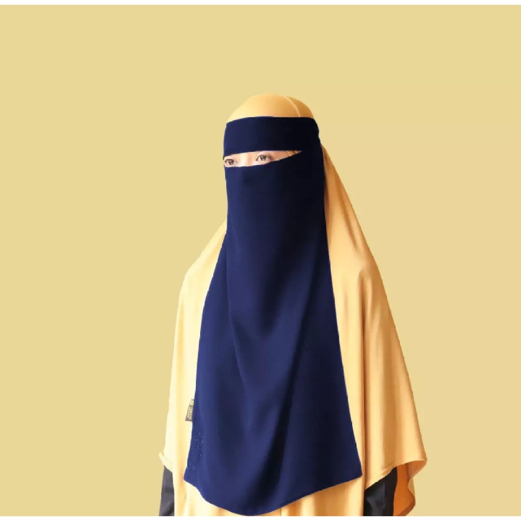 Niqab Cadar Bandana Grade A / Cadar Bandana Wolvis / Niqab Muslim / Cadar Muslim Niqab Wolfis