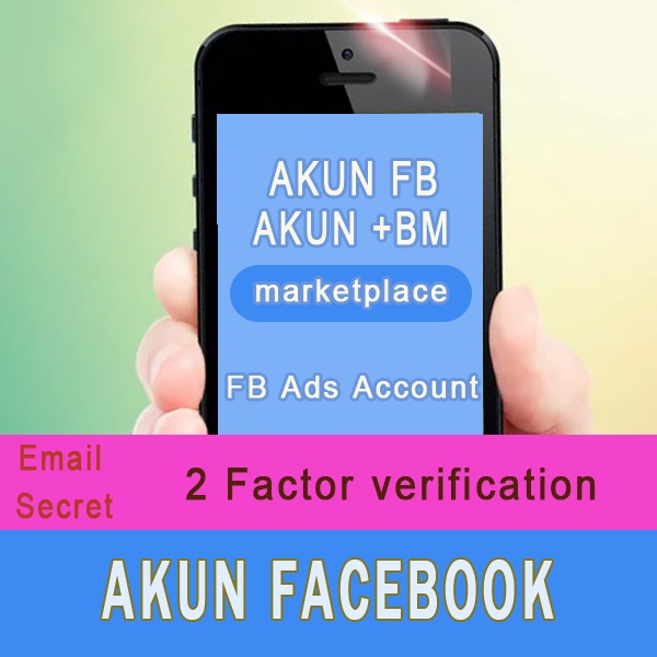 Jual akun facebook verified/Aukn fb murah/Akun Facebook  Marketplace/ads akun bm/Akun Account/Teman ada /akun fb fresh