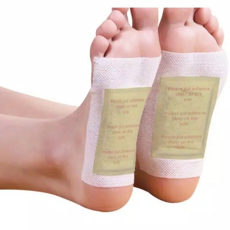 ISI 10PCS ORIGINAL Kinoki Gold Cleansing Detox Foot Pads Koyo Jahe Ginger Herbal Penyerap Racun Koyo Kaki Asli