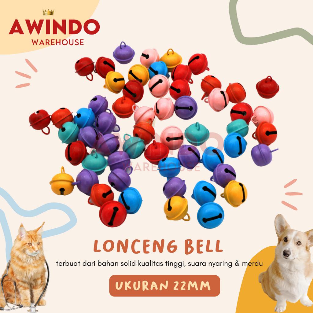 LONCENG 22MM - Lonceng Doraemon Aksesoris Kalung Hewan Kucing Anjing Bunyi Bel Kerincing Klinting