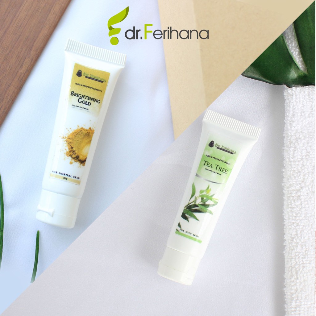 BUNDLING TEA TREE / BRIGHTENING GOLD PEEL OFF MASK 20 GR + BRIGHT BEAUTY SOFTPEEL + CLEANSING MILK