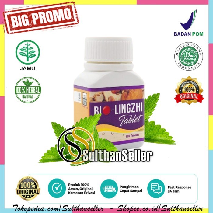

Bio Lingzhi Asli Original Obat Herbal Kesehatan Ginjal (60 Tablet)