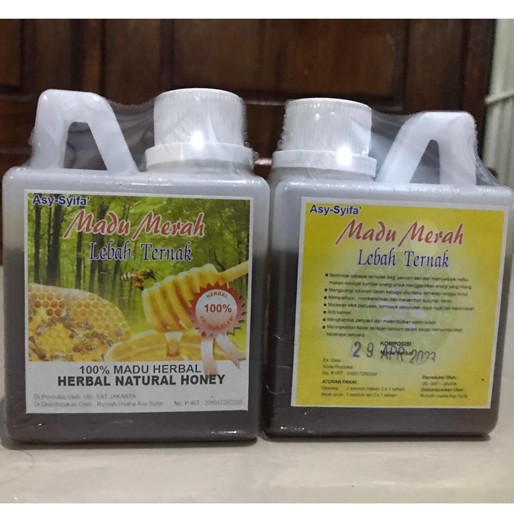 

Madu Merah Lebah Ternak (100% Madu Herbal)