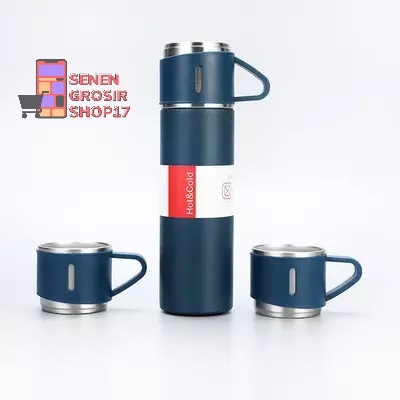 Termos Vacuum Flask Set Sultan Botol Minum Cangkir Premium 500ml
