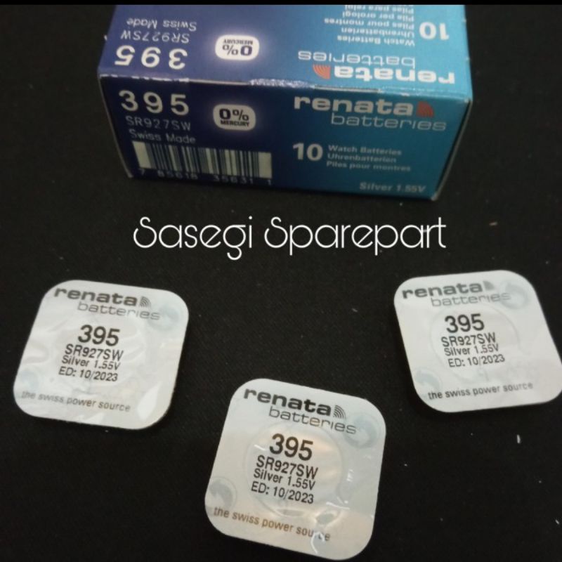 Renata 927 Batrai Battery Batre Jam Tangan SR927SW Renata 395 Original