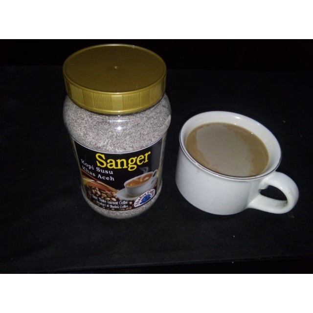

Kopi Sanger (kopi susu) khas Aceh