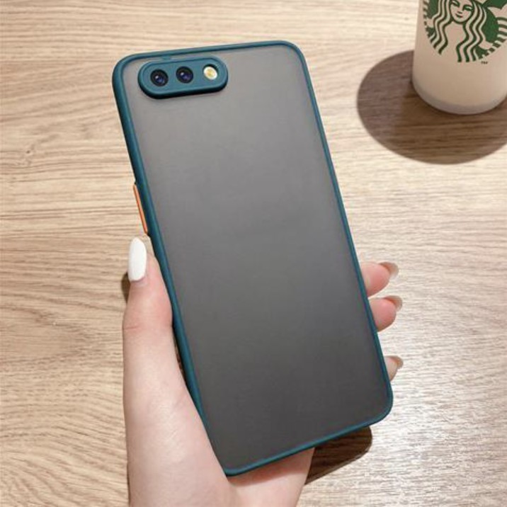 Case Dove Oppo A3S- Frosted Camera Case Cover