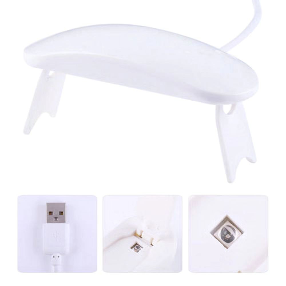 Lampu LED UV Mini 6W Portabel Nail Dryer Untuk Pengering Kutek Gel Dengan Display Uv lamp led