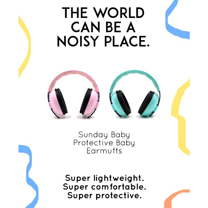 Sunday Baby Protective Baby Earmuffs | Penutup Telinga