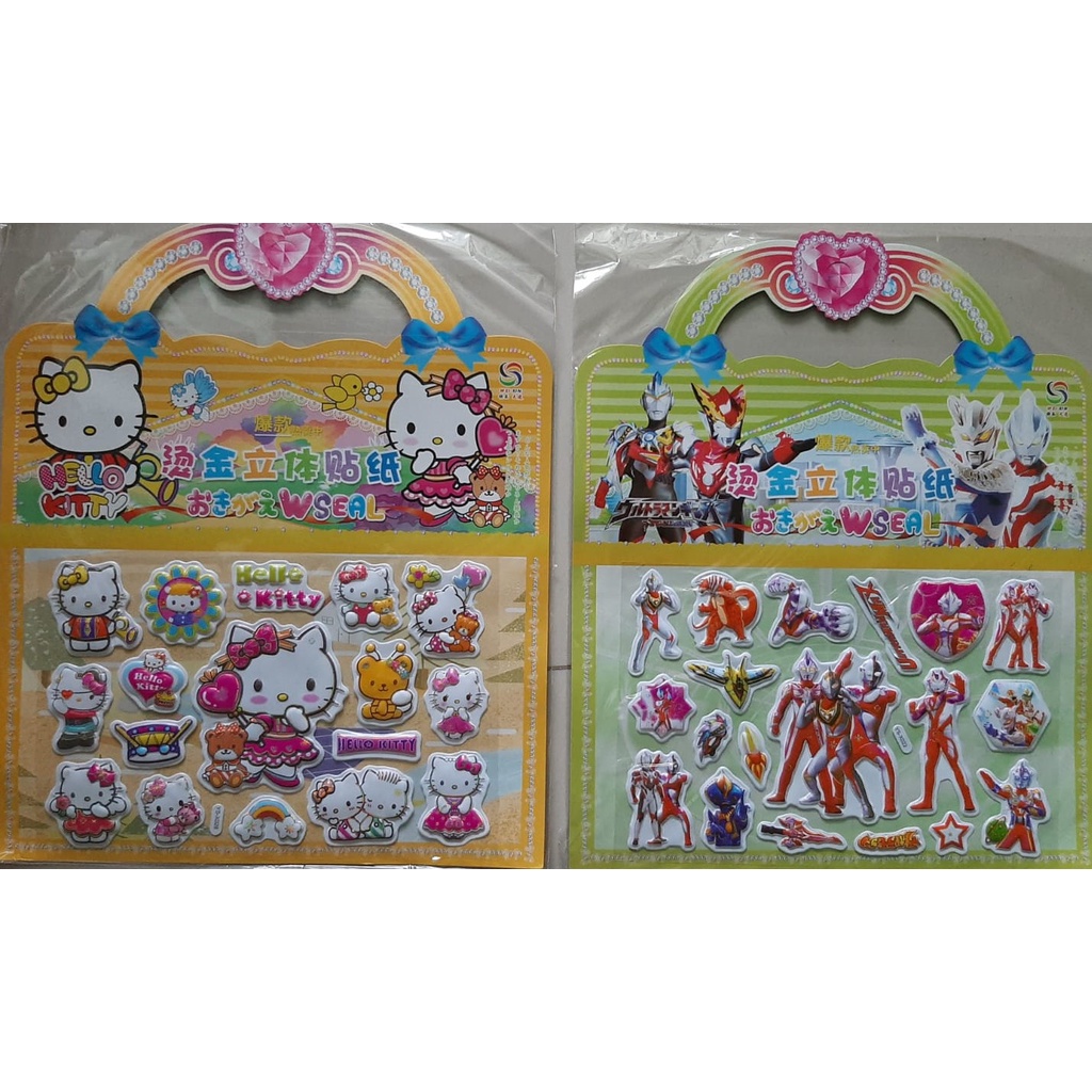 

Sticker Anak Timbul 3D Dress Up & Mewarnai (Model Tas Tgg)