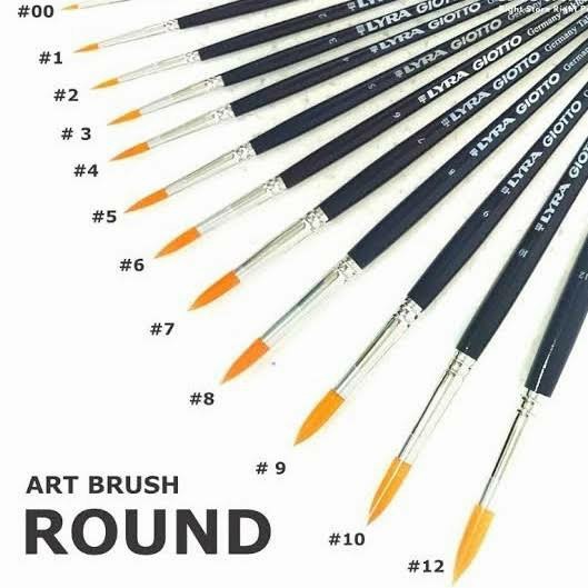 

Produk Terbaru Lyra Art Paint Brush Round Flat Kuas Lukis Kecil Sedang