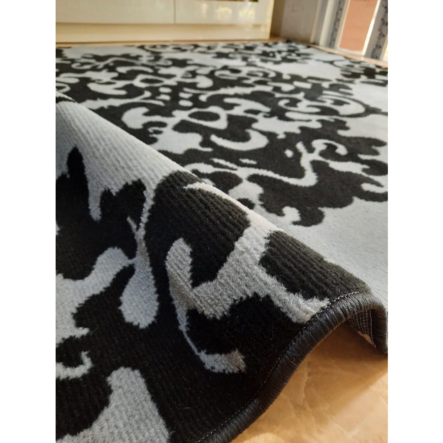 MAROC Karpet Lantai 100 x 150 Midnight Monokrom - Midnight 01-2
