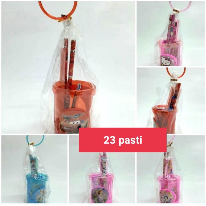 

paket alat tulis gelas/souvenir ultah