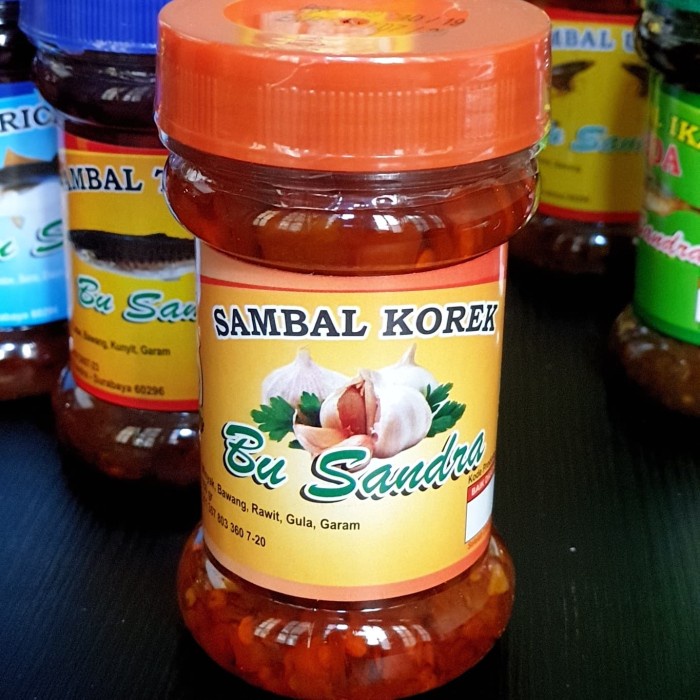 

Sambal-Aneka- Sambal Korek Sambel Bu Sandra Oleh Oleh Surabaya -Aneka-Sambal.